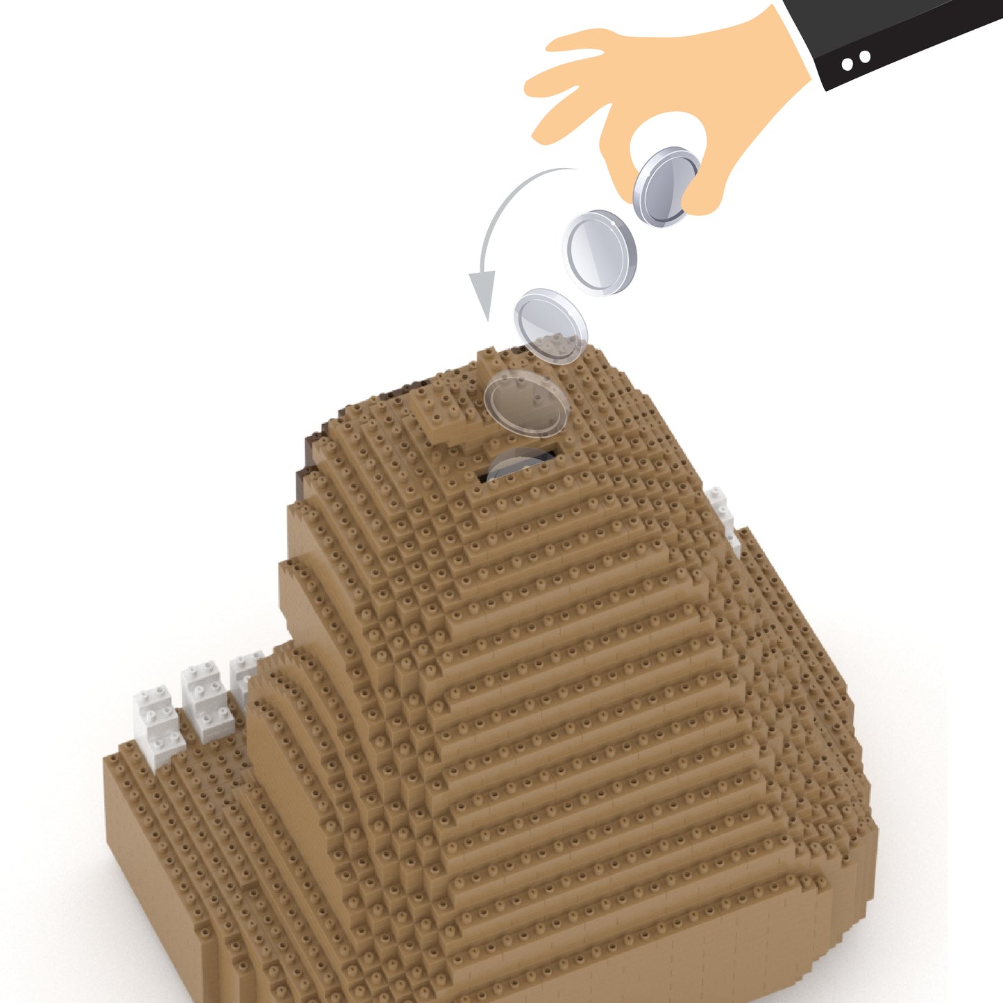 ナマケモノ 貯金箱 01S