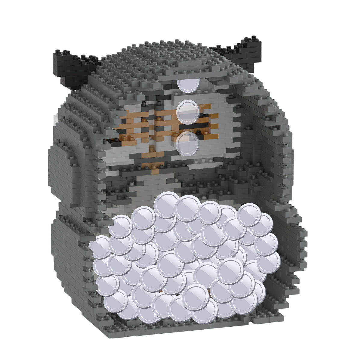 フクロウ 貯金箱 01S