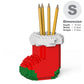 クリスマスの靴下型ペン立て 01S-M02